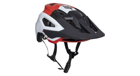 Casco fox speedframepro klif rojo / blanco