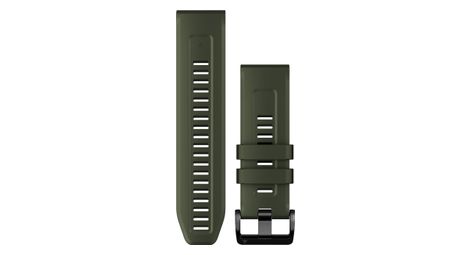 garmin quickfit 26 mm silicone wristband moss green