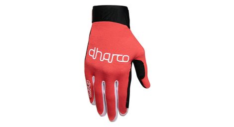 Guantes largos Dharco Gravity rojos para mujer