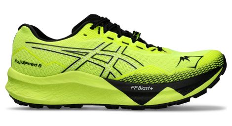 Zapatillas trail asics fujispeed 3 amarillo/negro, hombre