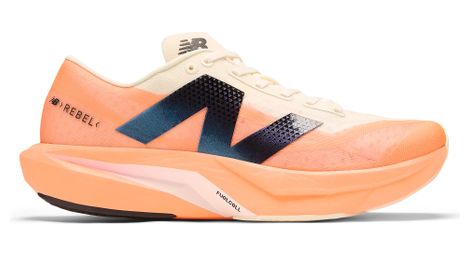 Zapatillas de correr new balance fuelcell rebel v4 naranja/blanco para hombre