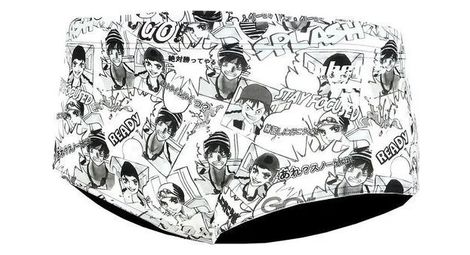 Maillot de bain boxer michael phelps manga brief 14 cm blanc