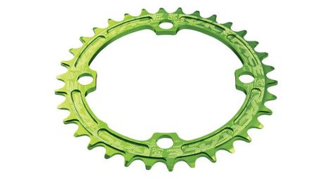 Race face narrow wide single chaining 104mm bcd (fori filettati) verde