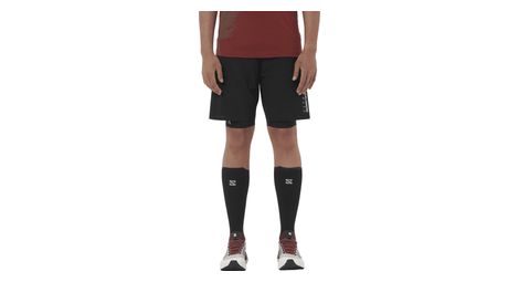salomon s lab ultra black men s 2 in 1 shorts