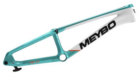 Cadre Meybo HSX Carbone Expert Blanc Mat Orange Teal