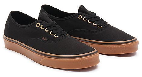 Chaussures vans ua authentic noir rubber