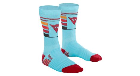 Paire de chaussettes dainese hallerbos bleu rouge