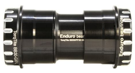 Boîtier de pédalier enduro bearings torqtite bb a/c ss-bb30-gxp-black