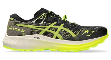 Scarpe da trail asics fuji lite 5 uomo nero/giallo