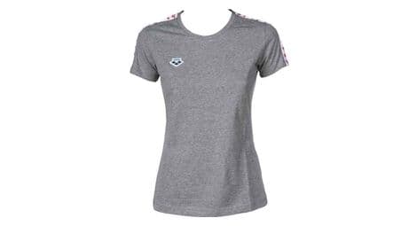 Arena team t-shirt gray / white / red women