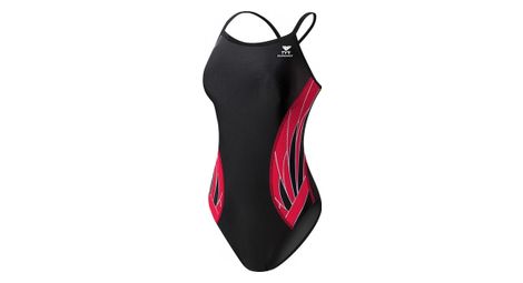 Tyr phoenix diamondfit damesbadpak zwart / rood