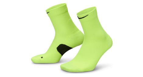 Chaussettes nike running midweight jaune