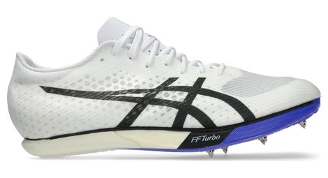 Chaussures d'Athlétisme Asics Metaspeed MD Blanc/Bleu Unisexe