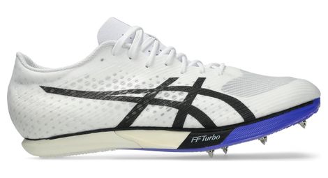 asics metaspeed md white blue unisex running shoes