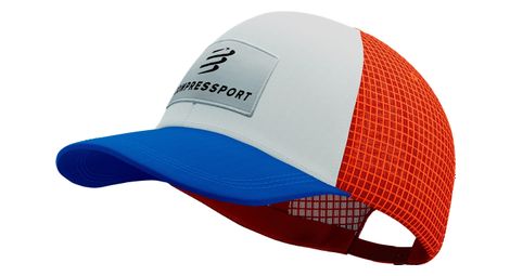 Compressport Trucker-pet 6P Blauw/Wit/Oranje