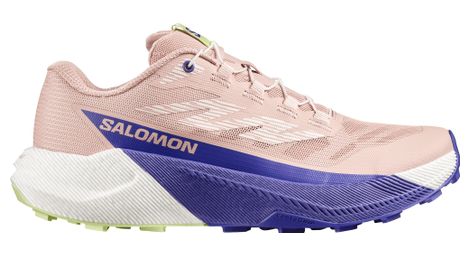 salomon pulsar women s trail running shoes pink blue
