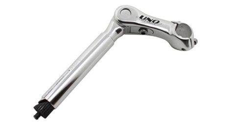 POTENCE CITY A PLONGEUR REGLABLE 22,2-25,4mm L 105mm ARGENT POUR CINTRE 25.4mm