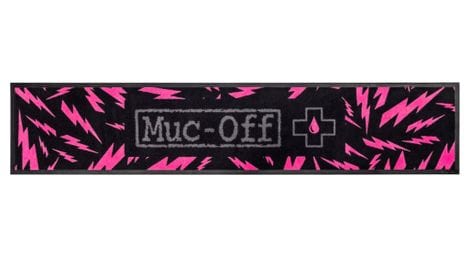 Muc-off absorbierende fahrradmatte schwarz/pink