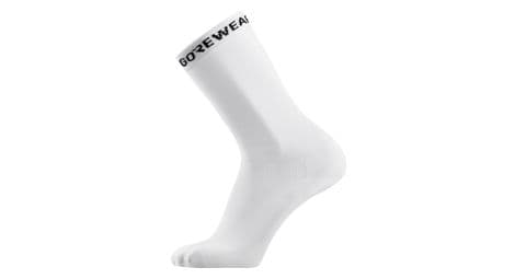 Chaussettes gore wear essential blanc