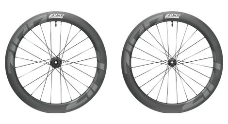 Zipp 404 firecrest tubeless 700 disc wheelset | 12x100 - 12x142mm | black/white