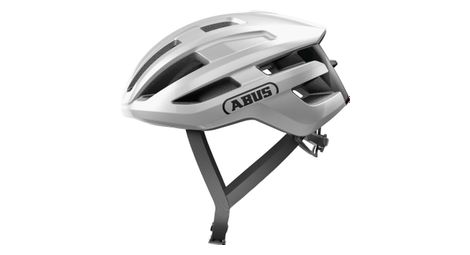 Casco abus powerdome plata brillante