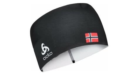 Bandeau odlo competition fan norvege noir