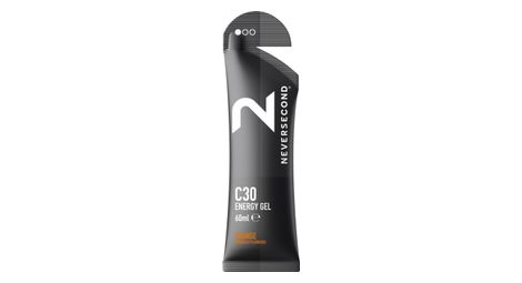 Gel énergétique neversecond c30 energy gel orange 60ml