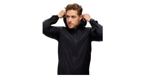 Veste coupe-vent hoka skyflow noir homme