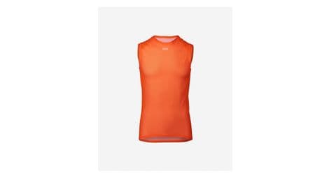 Poc essential layer zink camiseta sin mangas naranja