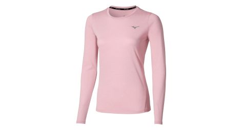 Maillot Manches Longues Mizuno Core Impulse Rose Femme