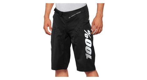 100% pantaloncini r-core nero