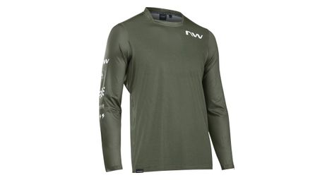 Northwave bomb long sleeve jersey groen