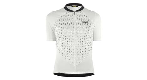 Maillot manches courtes mavic sequence femme blanc xs