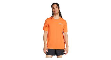 Maillot de manga corta adidas terrex xperior naranja para hombre