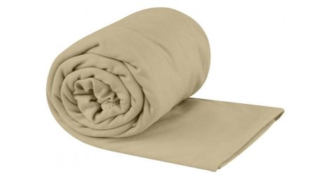Serviette Microfibre Sea To Summit Pocket XL Beige
