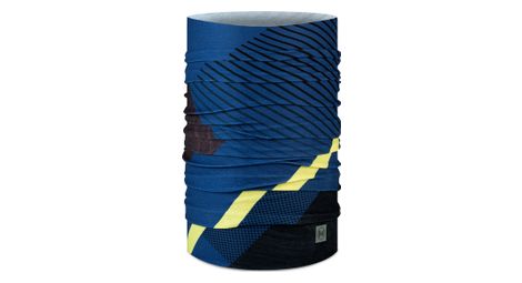 Tour de cou unisexe velo buff coolnet uv bleu jaune