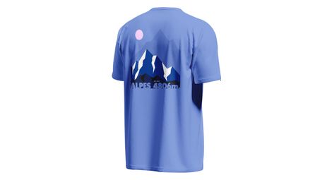 Maglia a maniche corte BV Sport in Lyocell Alpes Trek Summit blu unisex