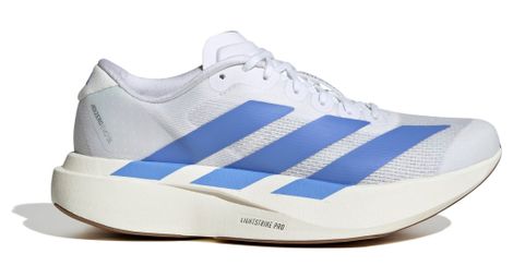 Zapatillas running adidas adizero evo sl blanco/azul, mujer