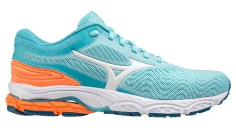 Chaussures de Running Femme Mizuno Wave Prodigy 4 Bleu Corail