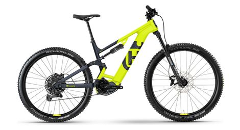 Vtt electrique tout suspendu husqvarna mountain cross mc1 tektro m350 9v 630 wh 29 27 5 jaune noir 2