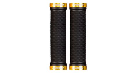 Paire de grips reverse classic 29 mm noir / or