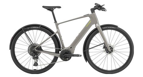 Cannondale tesoro neo carbon 1 bicicletta elettrica da città sram x1 12s 400wh 700mm grigio