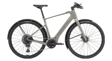 Cannondale tesoro neo carbon 1 elektro-citybike sram x1 12s 400wh 700mm grau