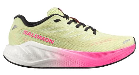 salomon aero blaze 3 yellow pink women s running shoes