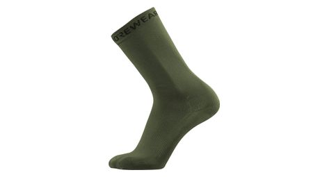 Calcetines gore wear essential verde caqui