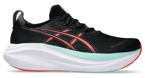 Asics gel-nimbus 27 running shoes black/red/blue men