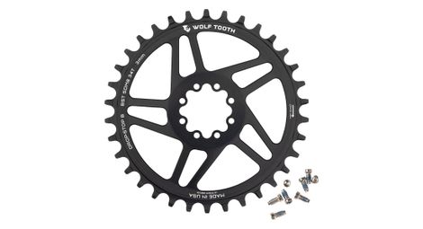 Ingranaggio wolf tooth direct mount per sram 8-bolt black
