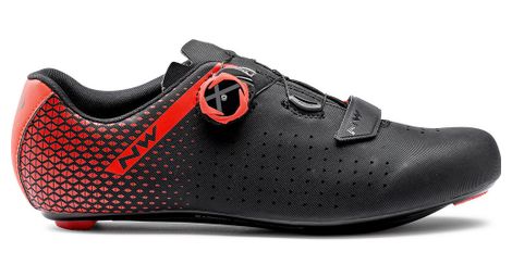 Chaussures northwave core plus 2 noir rouge