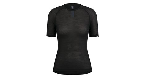 Rapha merino lightweight kurzarm trikot schwarz damen