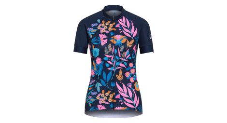 Maillot de manga corta personalizado odlo para mujer - negro